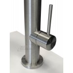      Hotbath Fellow Bateria kuchenna z wyciąganą wylewką dwufunkcyjną Steel Brushed FKM11.IX WYPRZEDAŻ MAGAZYNOWA!!