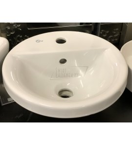     Ideal Standard Connect Umywalka wpuszczana w blat 38 cm, z otworem na baterię, biała E504101 WYPRZEDAŻ EKSPOZYCJI!!