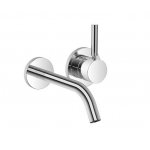 DornBracht Meta Bateria umywalkowa ścienna z mieszaczem element zewnętrzny platyna mat 3686066006