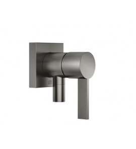 DornBracht Bateria prysznicowa element zewnętrzny z płytą przykrywającą z zintegrowanym przyłączem do prysznica Dark Platinium matt 3604597099