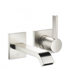 DornBracht Imo Bateria umywalkowa ścienna z mieszaczem bez korka automatycznego platyna mat 3686167006