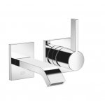 DornBracht Imo Bateria umywalkowa ścienna z mieszaczem bez korka automatycznego chrom 3686067000