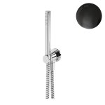 Bruma Leaf Zestaw prysznicowy z przyłączem kątowym i uchwytem Gunmetal PVD 1455914GM