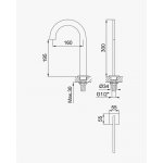 Bruma Royale Wylewka umywalkowa nablatowa Sunrise 1569442SR