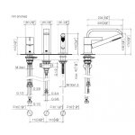 DornBracht IMO Bateria wannowa 3-otworowa z mieszaczem chrom 2741267000
