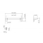 DornBracht IMO Uchwyt wannowy chrom 8303067000