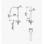 Bruma EdgeR Wylewka umywalkowa nablatowa Morning Mist 1569443MM