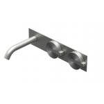 Ritmonio DOT316 Round Bateria umywalkowa podtynkowa stal nierdzewna PR50AK111INOX