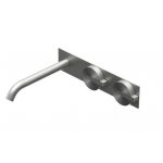 Ritmonio DOT316 Round Bateria umywalkowa podtynkowa stal nierdzewna PR50AK112INOX