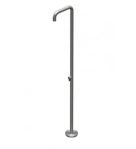 Ritmonio DOT316 Round Zestaw prysznicowy wolnostojący stal nierdzewna PR50DK2Q3INOX