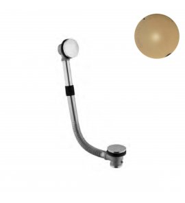Bruma Escoamento Odpływ Wannowy z systemem przelewowym Gold 24kt/Or 24kt 1610008OR