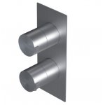 Ritmonio DOT316 Round Bateria wannowo-prysznicowa termostatyczna podtynkowa stal nierdzewna PR50HG101INOX