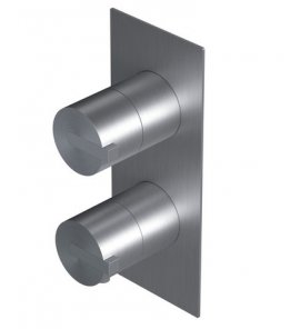 Ritmonio DOT316 Bateria wannowo-prysznicowa termostatyczna podtynkowa stal nierdzewna PR50HG101INOX
