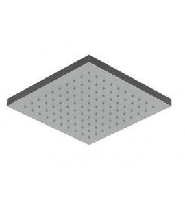 Ritmonio Deszczownica prysznicowa 200 x 200 mm stal nierdzewna 75S020INOX