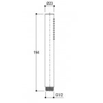    Ritmonio Słuchawka prysznicowa stal nierdzewna 72D006INOX W MAGAZYNIE!!