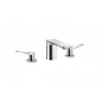 DornBracht Lissé Bateria umywalkowa 3-otworowa z korkiem automatycznym platyna mat 2071384506