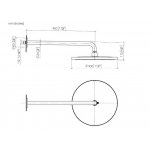 DornBracht Deszczownica z podłączeniem ściennym Ø 300mm chrom 2867997000