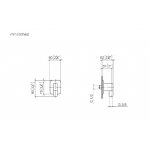 DornBracht Lissé Kolanko przyłączeniowe, ścienne chrom 2845084500