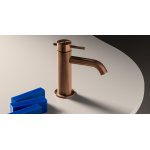  Zucchetti Helm Bateria umywalkowa 1-otworowa bez korka automatycznego brushed copper pvd ZHE687.XP91
