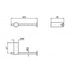 Zucchetti Helm Uchwyt na papier inox ZAD830.X