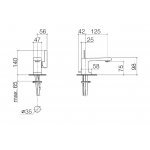 DornBracht LULU Bateria umywalkowa z korkiem automatycznym chrom 3350571000