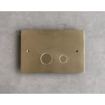      Hotbath Cobber Przycisk do Geberit brushed brass PVD CBA320.BBP WYPRZEDAŻ MAGAZYNOWA!!