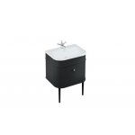  Burlington Chalfont Szafka podumywalkowa z szufladą bez uchwytu 65x47 black matt CH65MB
