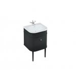  Burlington Chalfont Szafka pod umywalkę z szufladą bez uchwytu 55x47 black mat CH55MB