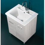   Althea Deep System Umywalka wpuszczana z przelewem 71x51 biały 41996 WIETRZENIE MAGAZYNU