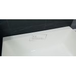 Clearwater Patinato Wanna przyścienna 152,4x80 cm biała z korkiem Click-Clack N3ACS +CW2NCS