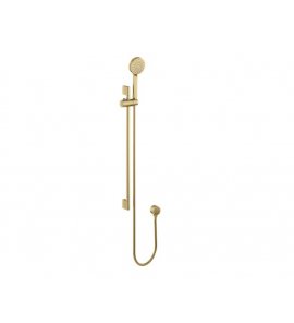 Britton Hoxton Zestaw prysznicowy ścienny z kolankiem brushed brass HOX.053BB
