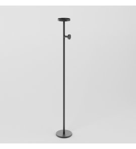 Nic Design Curva Wieszak na ręczniki wolnostojący czarny mat 008793.064