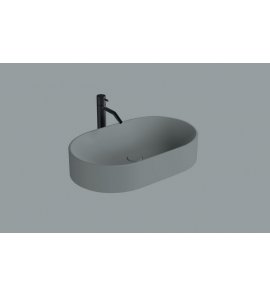 Nic Design Pin Umywalka stawiana na blat 60x37 cm argilla matt 001713.052