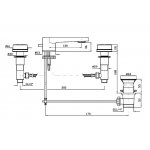 Zucchetti Savoir Bateria umywalkowa 3-otworowa chrom ZSV401.CN
