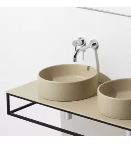 Simas Foriu Umywalka stawiana fi 40 cm sabbia matt FO01.58