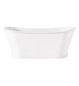 Simas Vasche de bagno Wanna żeliwna emalia na zewnątrz i wewnątrz 170x68x69,5 cm biały 50100