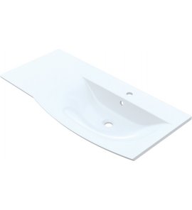  Vayer Cancer Umywalka wpuszczana w blat z otworem na baterię 101,2x50,4 cm biała 101.050.011.3-1.0.1.X.X