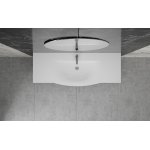  Vayer Canes Umywalka wpuszczana w blat z otworem na baterię 71,2x50,4 cm biała 071.050.011.3-1.0.1.X.X