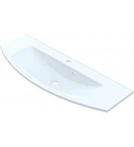  Vayer Indus Umywalka wpuszczana w blat z otworem na baterię 110,6x40,5 cm biała 110.040.011.3-1.0.1.X.X