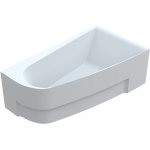 Vayer Boomerang Wanna asymetryczna prawa ze stelażem i syfonem 170x90 cm biała 170.090.045.1-2.2.0.0.1