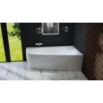  Vayer Boomerang Wanna asymetryczna prawa ze stelażem i syfonem 170x90 cm biała 170.090.045.1-2.2.0.0.1