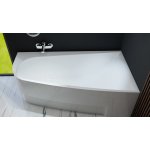  Vayer Boomerang Wanna asymetryczna prawa ze stelażem i syfonem 170x90 cm biała 170.090.045.1-2.2.0.0.1