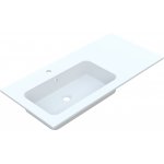  Vayer Tucana Umywalka wpuszczana w blat lewa z otworem na baterię 105,5x50,5 cm biała 105.050.012.3-1.0.1.X.X