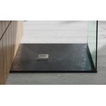   Vayer Kronos Brodzik prysznicowy kwadratowy 80x80 cm czarny 080.080.000.2-6.0.0.0.0.K01