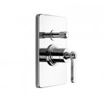Gessi Venti20 Mieszacz ścienny 2 wyjścia element zewnętrzny chrom 65079.031