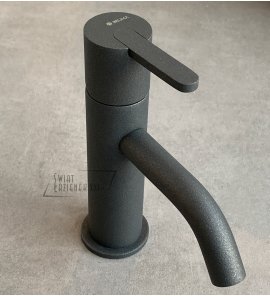 Bruma Leaf Bateria umywalkowa jednootworowa bez korka Graphite 1670101GT