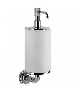 Gessi Venti20 Dozownik mydła ścienny chrom/biały 65413.031