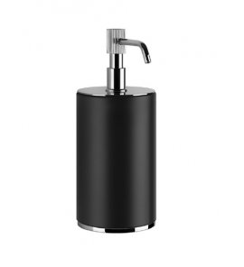 Gessi Venti20 Dozownik mydła stojący chrom/czarny 65438.031