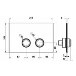   Gessi Przycisk do Sanit chrom 54659.031