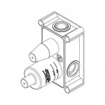   Ritmonio Element podtynkowy baterii wannowej/prysznicowej E0BA0153 W MAGAZYNIE!!